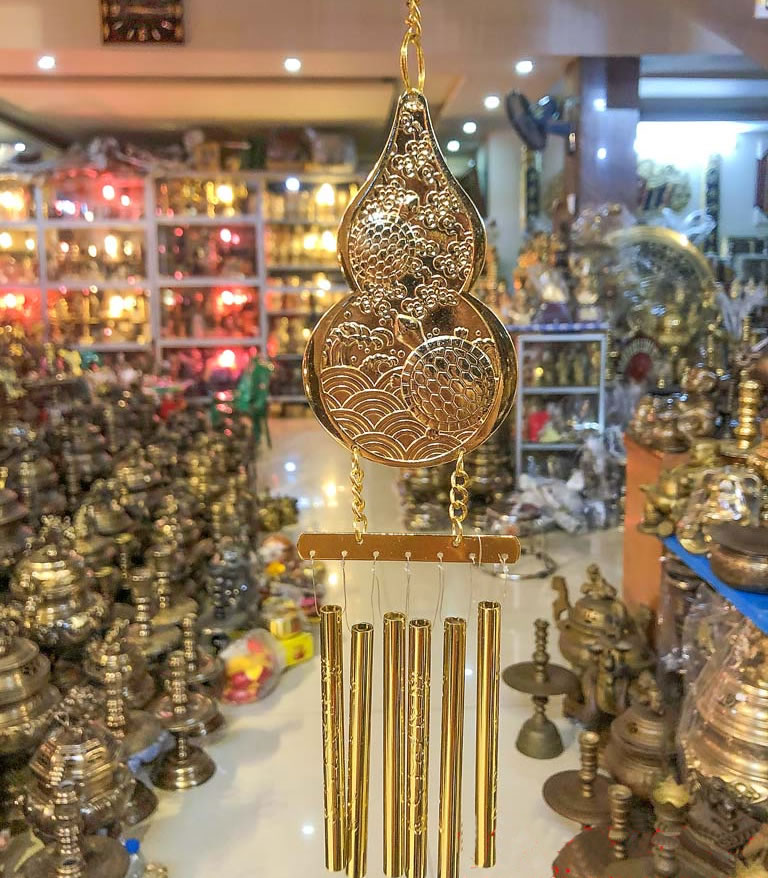 Chuông Gió phong thủy chiêu tài lộc trừ tà ma